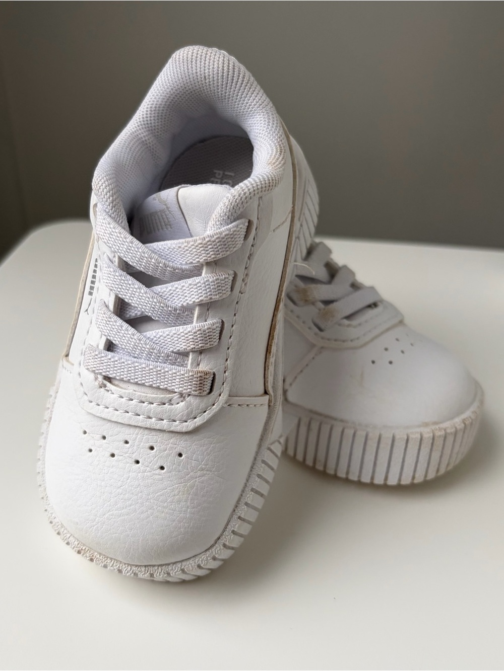 Puma Kids White Casual Sneakers
